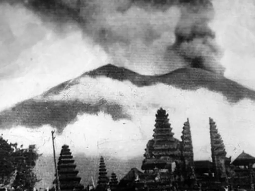 Erupsi Gunung Agung, Bali, 1963 (Istimewa)