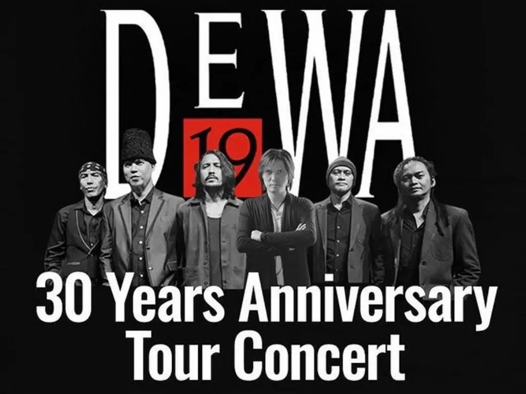 Poster Dewa 30 Years Anniversary Tour Concert. (Instagram/@officialdewa19)