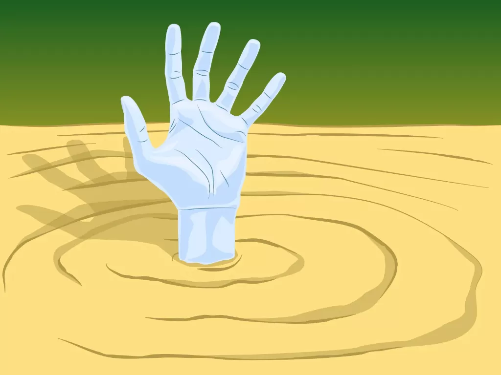 Ilustrasi pasir hisab. (Photo/Ilustrasi/Encyclopedia Britannica)