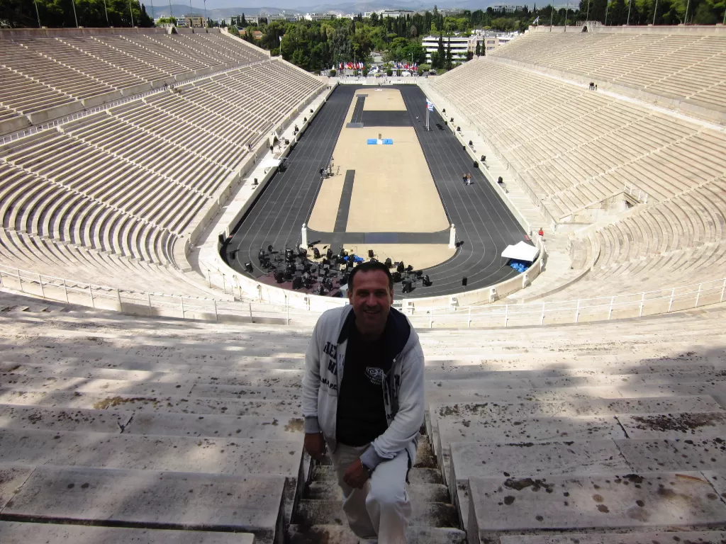 Stadion olimpiade pertama di Yunani. (Elisa Oktaviana/IDZ Creators)