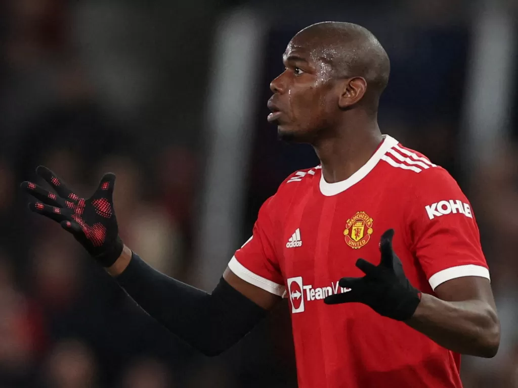 Gelandang Manchester United Paul Pogba. (REUTERS/Phil Noble)