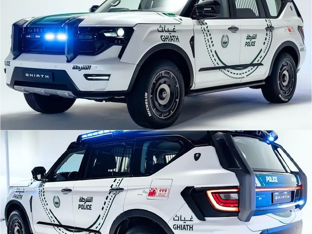 Ini dia mobil patroli terbaru polisi Dubai (w motors)