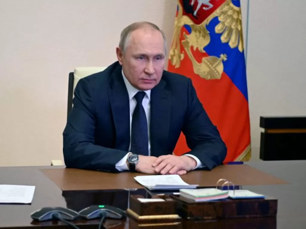 Presiden Rusia Vladimir Putin. (Sputnik/Andrey Gorshkov/Kremlin via REUTERS)