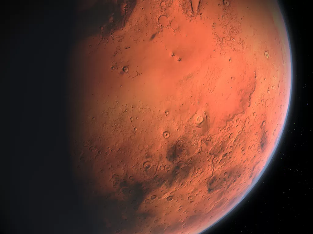 Ilustrasi planet Mars (Pixabay)
