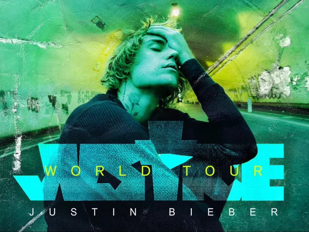 Poster Justin Bieber 'Justice World Tour' (Istimewa)