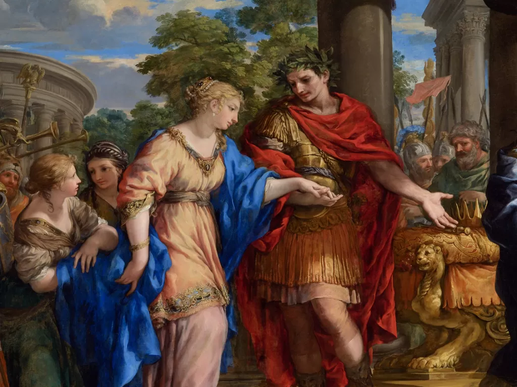 Ilustrasi Cleopatra dan Caesar Julius (Wikipedia)