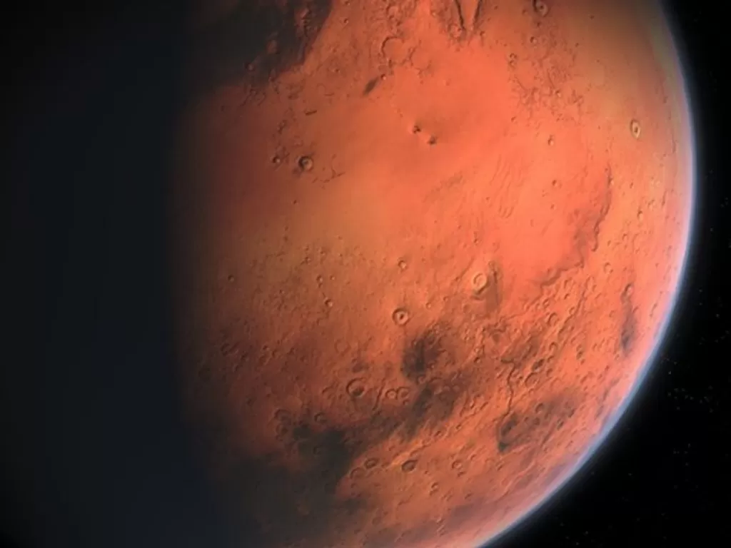 Ilustrasi planet Mars. (pixabay)