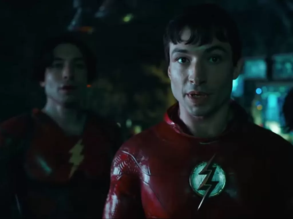 Ezra Miller saat menjadi The Flash. (IMDB).