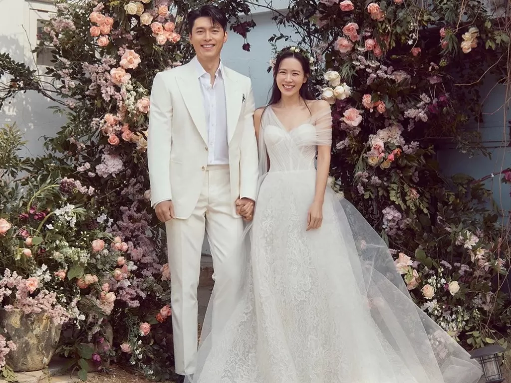 Son Ye-jin dan Hyun Bin menikah hari ini. (Instagram/@vast.ent)