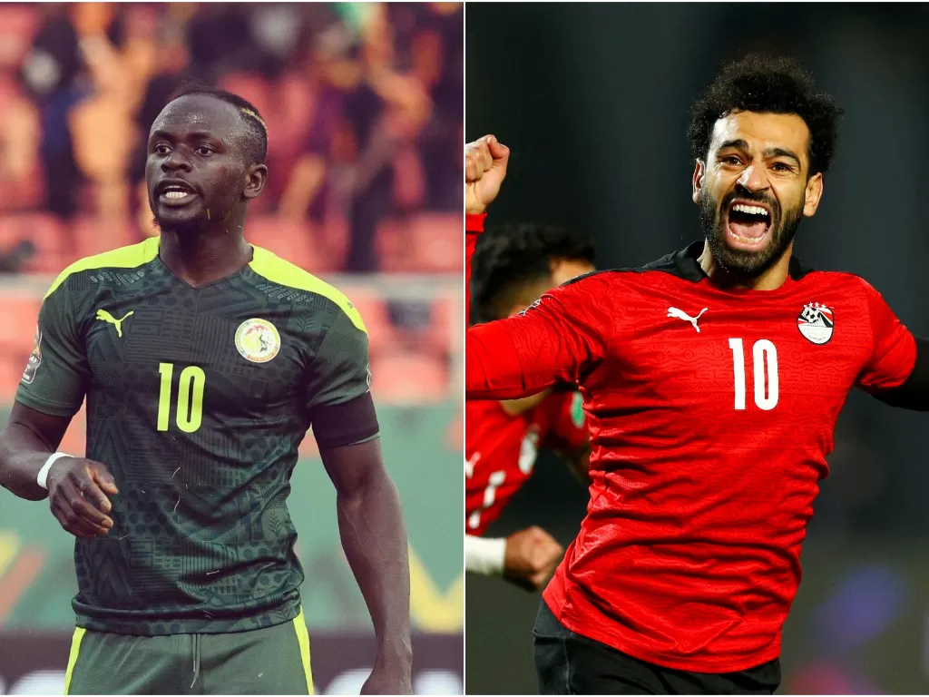 Kiri: Sadio Mane. Kanan: Mohamed Salah. (Instagram/sadiomaneofficiel/REUTERS/Amr Abdallah Dalsh)