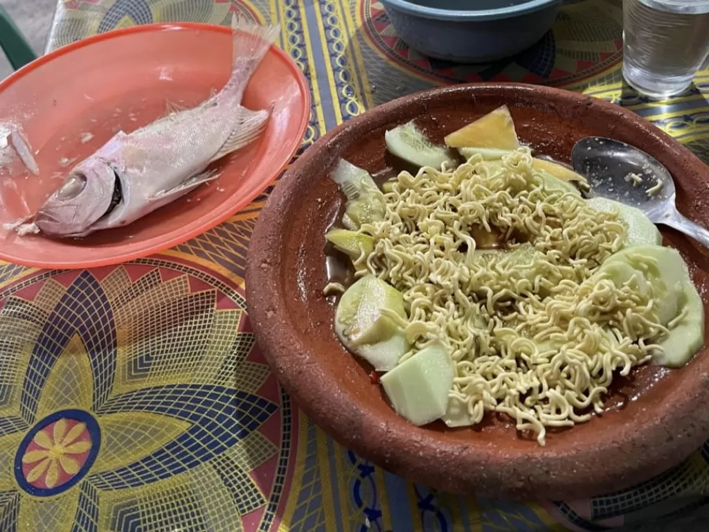 Rujak Kelang, kuliner khas Madura. (Ahsani Taqwim/IDZ Creators)