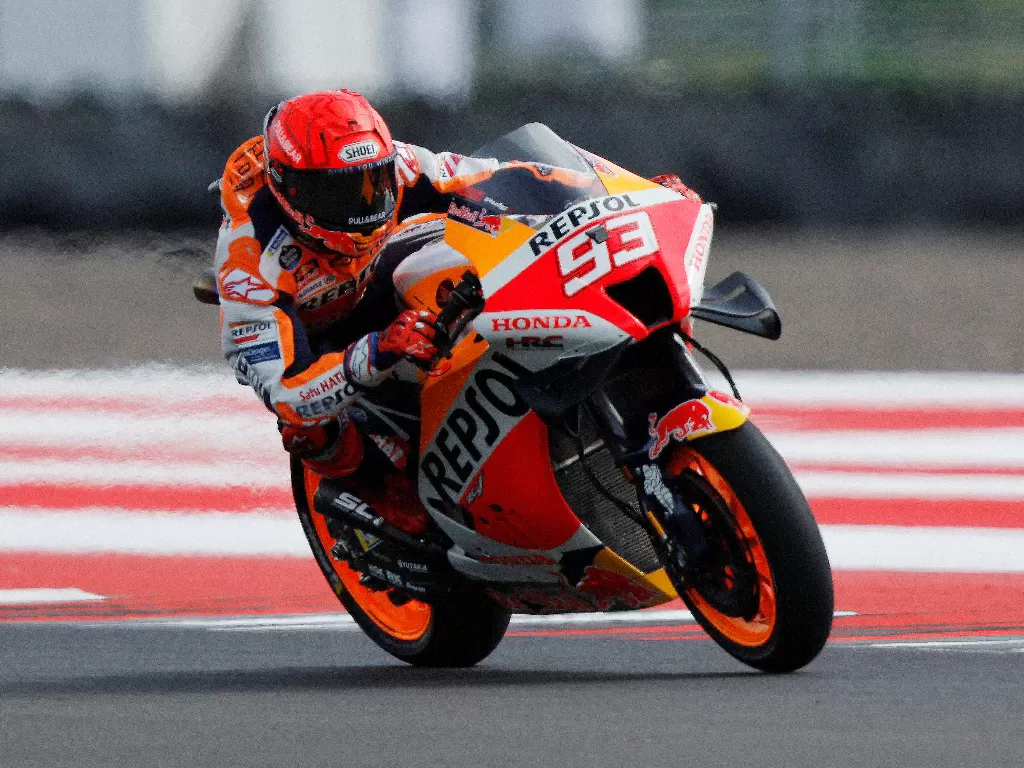 Pembalap MotoGP, Marc Marquez. (REUTERS/Willy Kurniawan)