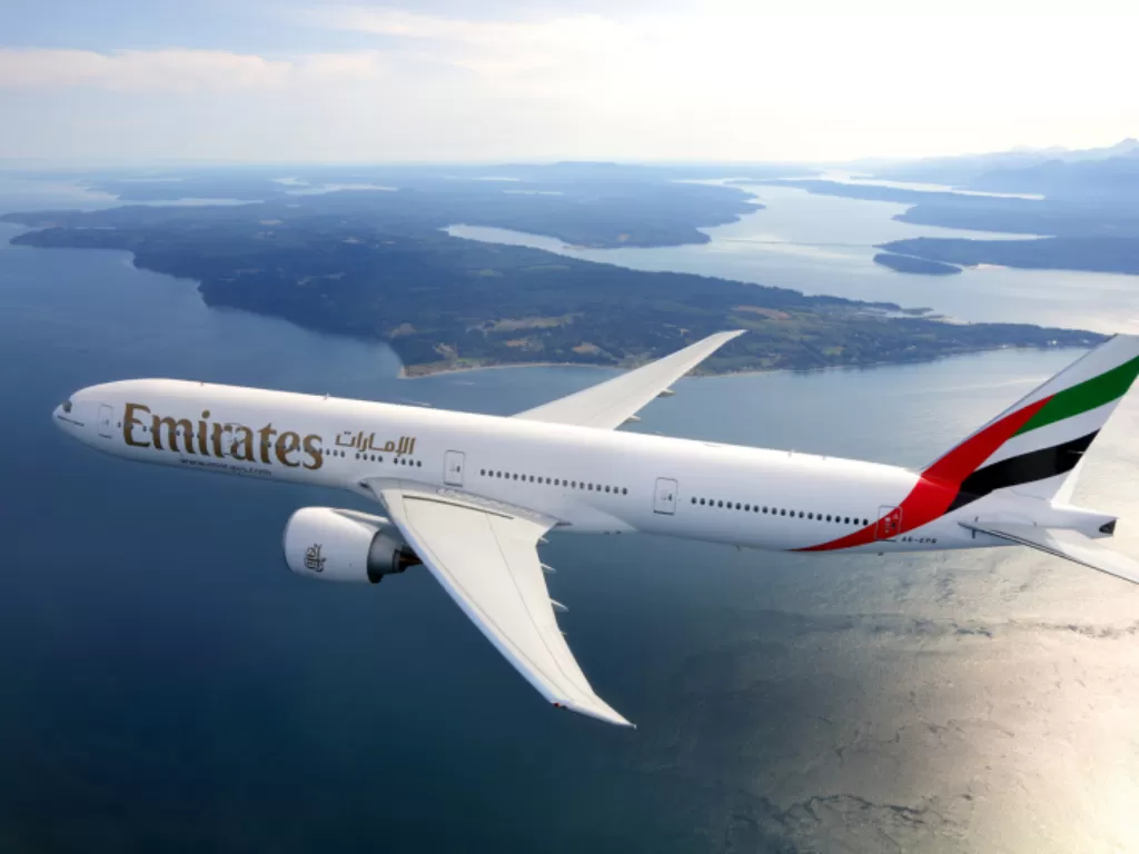 Ilustrasi penerbangan ke Bali menggunakan layanan maskapai Emirates. (ANTARA/HO/Emirates)