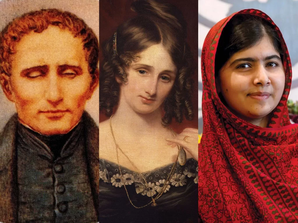 Tiga remaja yang membawa perubahan dan sejarah. (Photo/Encyclopedia Britannica)