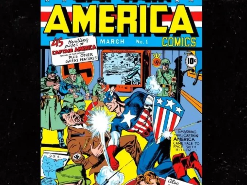 Buku komik pertama Captain America (Amazon)