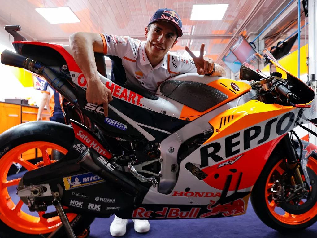 Pebalap MotoGP, Marc Marquez. (REUTERS/Willy Kurniawan)