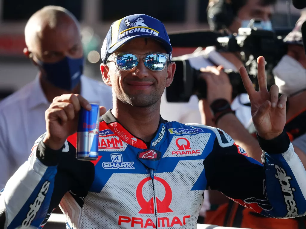 Pebalap tim Pramac Racing, Jorge Martin. (REUTERS/Agustin Marcarian)