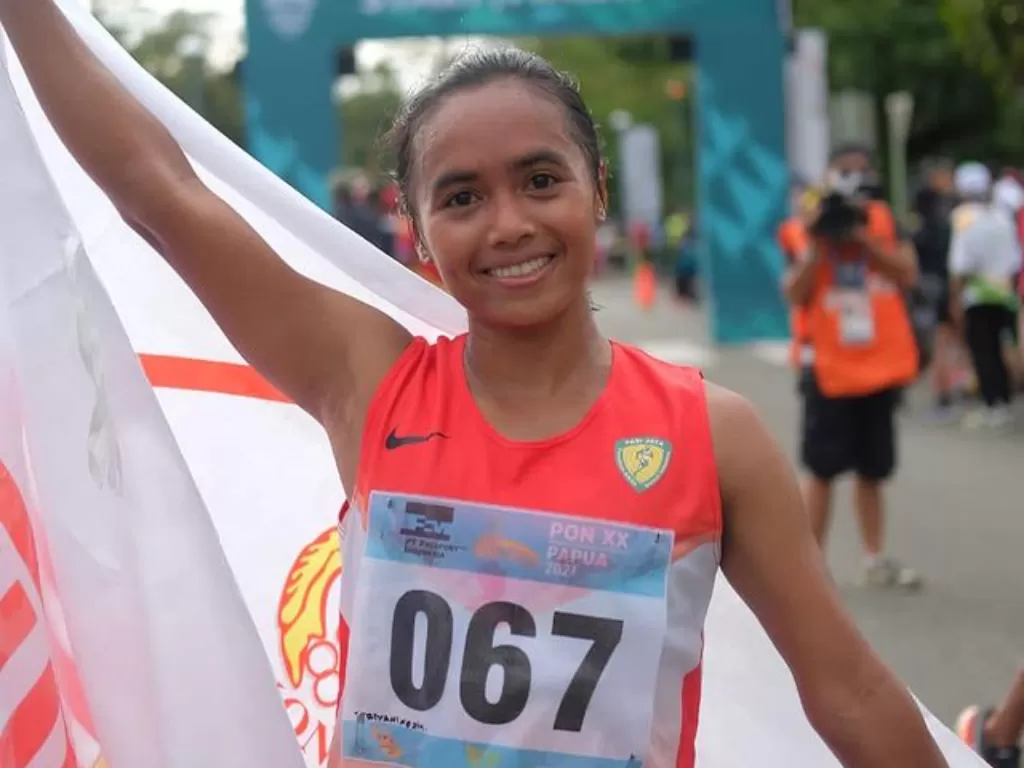Atlet lari Indonesia, Triyaningsih. (Instagram/@triya_ningsih)