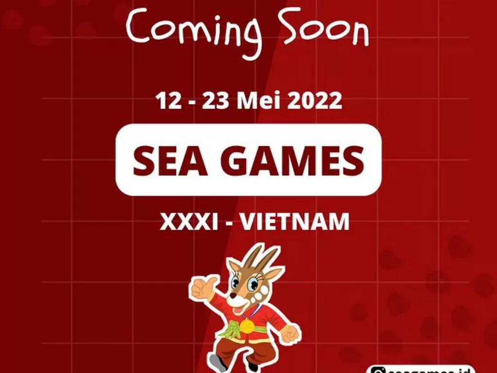 Logo SEA Games Vietnam 2021. (Instagram/@seagames.id)