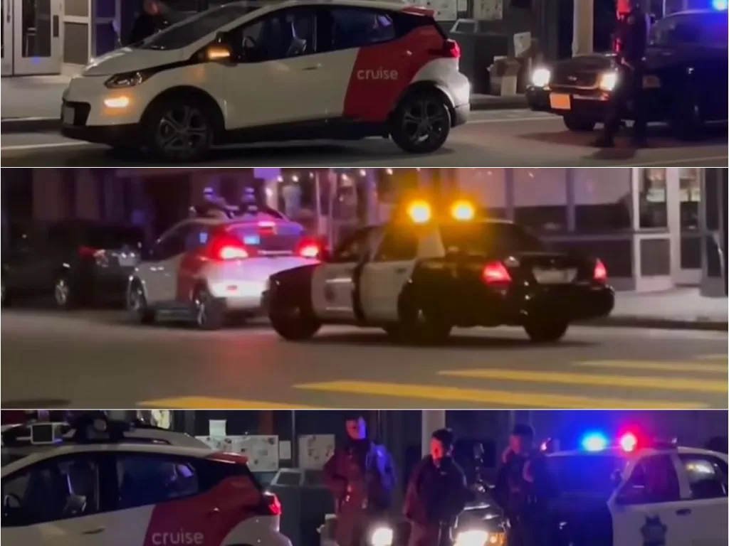 Polisi tidak menemukan satu nyawa pun di mobil berkelir putih ini (Youtube)