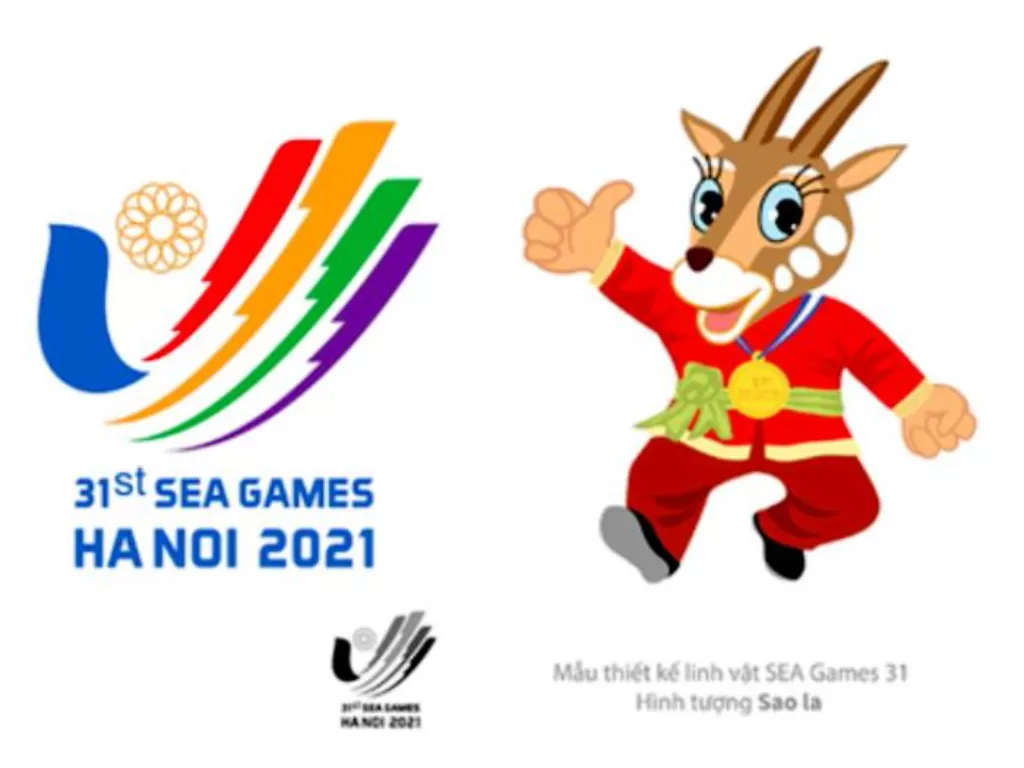 Logo dan maskot SEA Games 2021. (Istimewa)