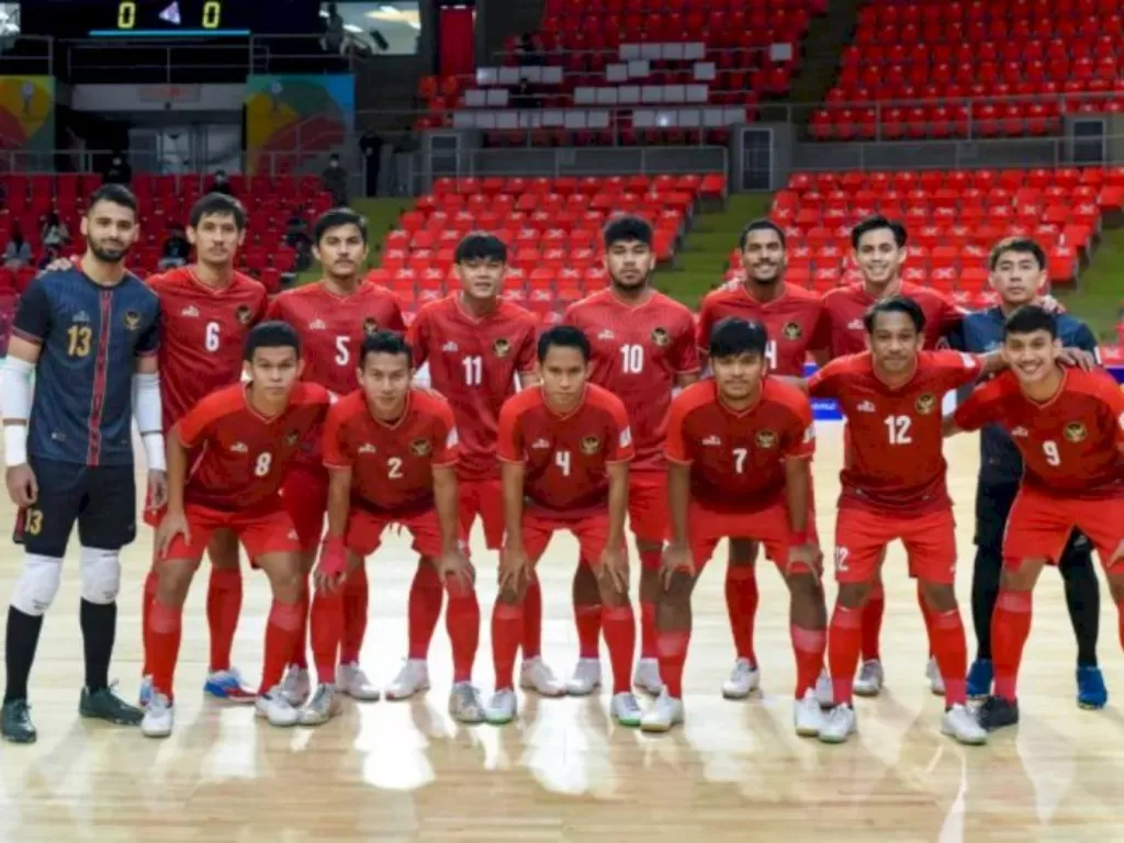 Timnas futsal Indonesia yang berlaga di Piala Futsal AFF 2022 di Bangkok, Thailand. (ANTARA/HO/AFF-FAT)
