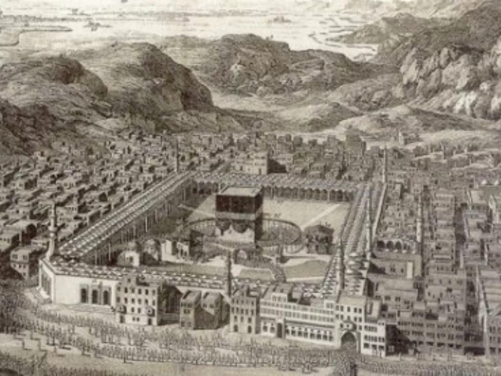 Tempat terjadinya peristiwa Fathu Makkah yang kini dikenal sebagai Masjidil Haram, kota Mekkah (Sacredsites.com)