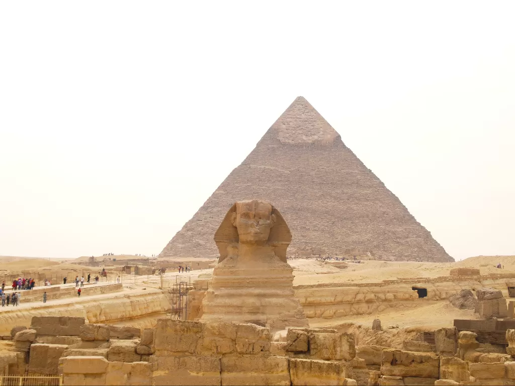 Sphinx dan Pyramid yang sering jadi objek foto (Fabiola Lawalata/IDZ Creators)