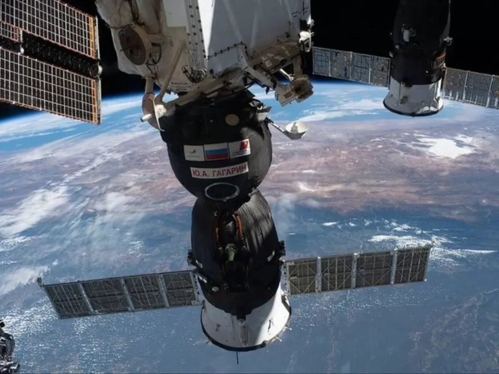 Mesin Pesawat Luar Angkasa Soyuz milik Rusia. (NASA)