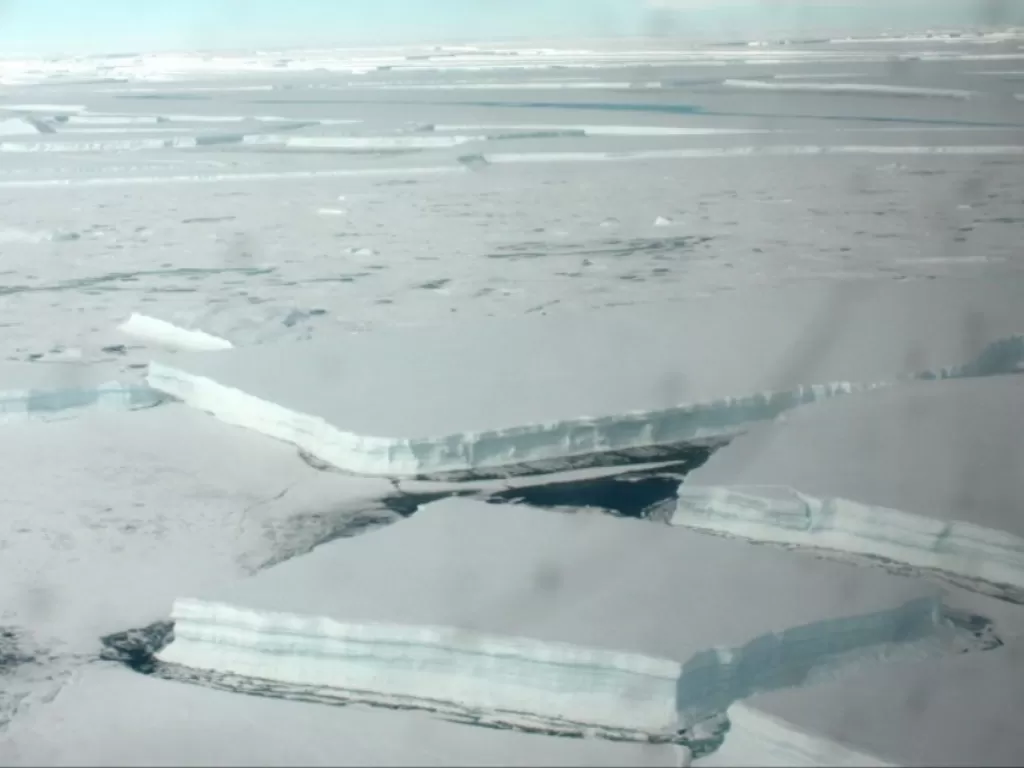 Para ilmuwan tetap terkejut dengan intensitas peristiwa Maret di daerah kutub Bumi. (Reuters/Alister Doyle)