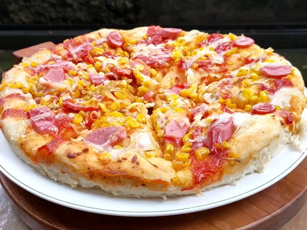 Pizza berbahan dasar singkong, emang enak? (Herda Wahyu Tetuko/IDZ Creators)