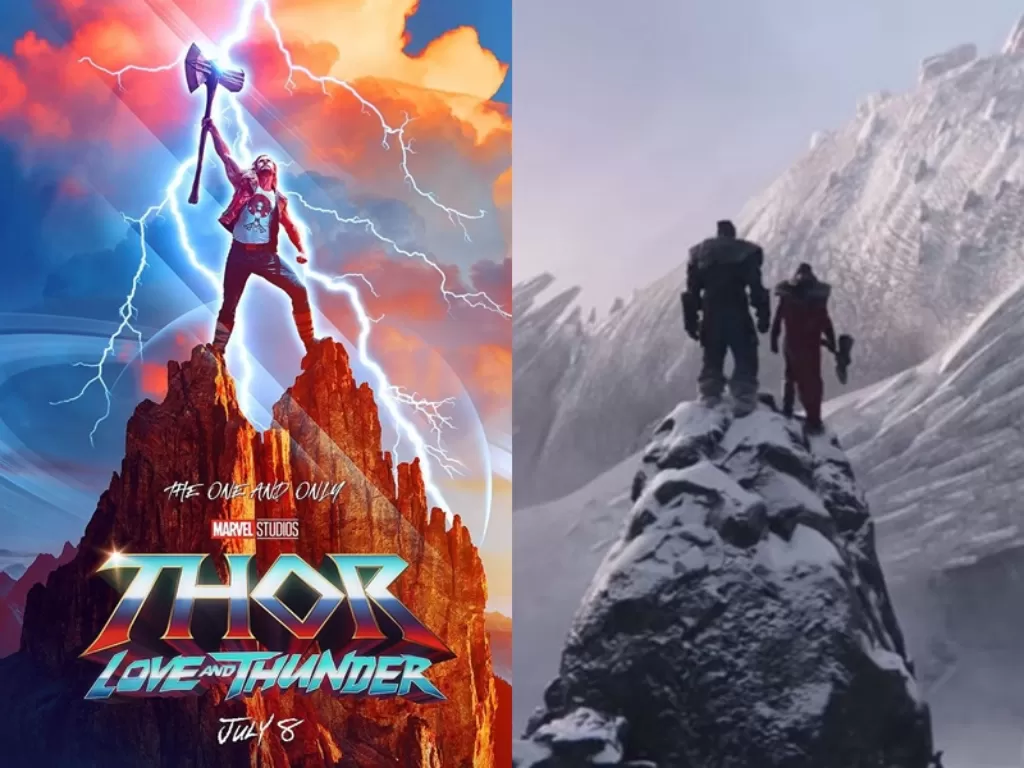 Poster Thor: Love and Thunder. (Instagram/@marvelstudios)