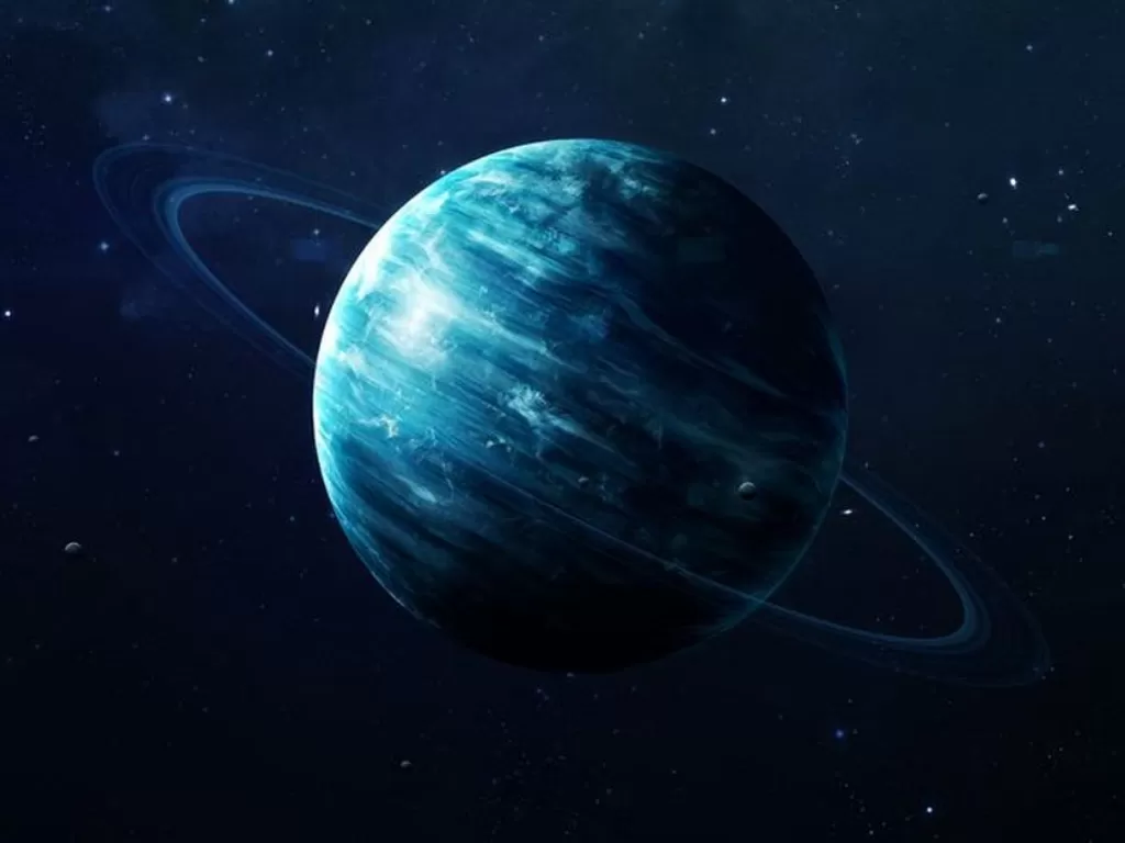 Ilustrasi planet Neptunus. (Nationalgeographic)