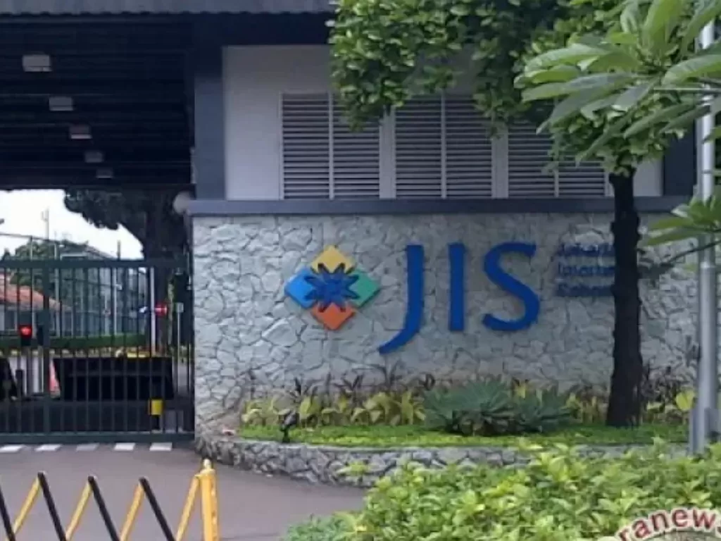 Bagian depan Jakarta International School di Jakarta Selatan. (ANTARA News/Lia Wanadriani Santosa)