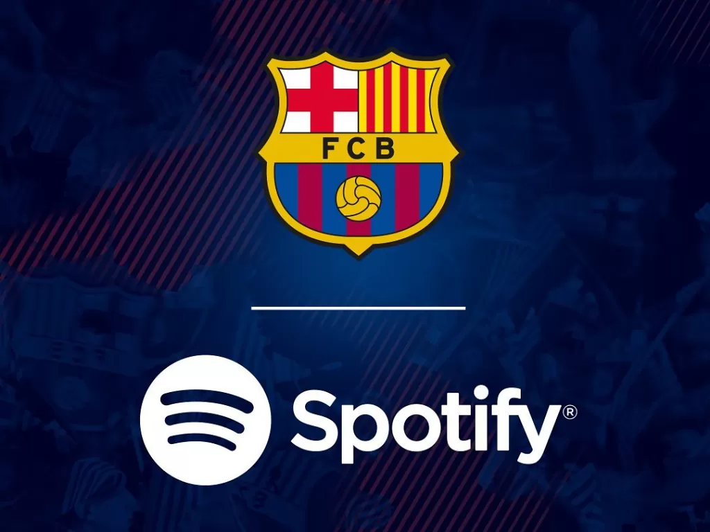 Barcelona Dapat Sponsor Spotify. (Instagram/@fcbarcelona)