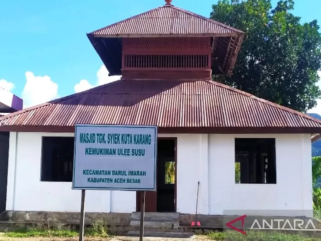 Masjid Tgk Syiek Kuta Karang, Aceh. (ANTARA/Rahmat Fajri)
