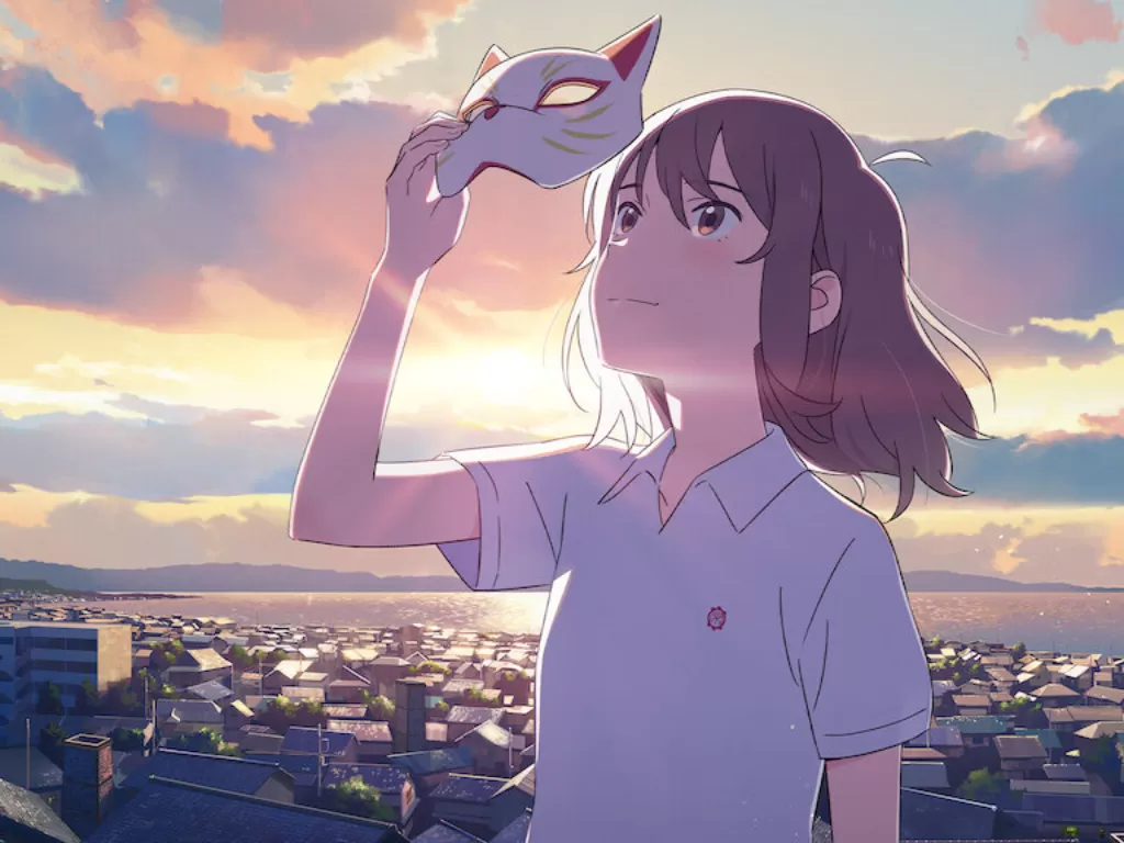A Whisker Away, anime produksi Netflix dan Studio Colorido yang dirilis pada 2020 lalu (Istimewa)