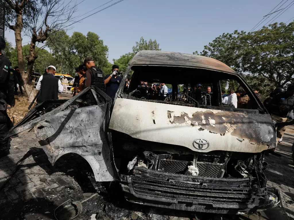 Bom bunuh diri di pakistan. (REUTERS/Akhtar Soomro)