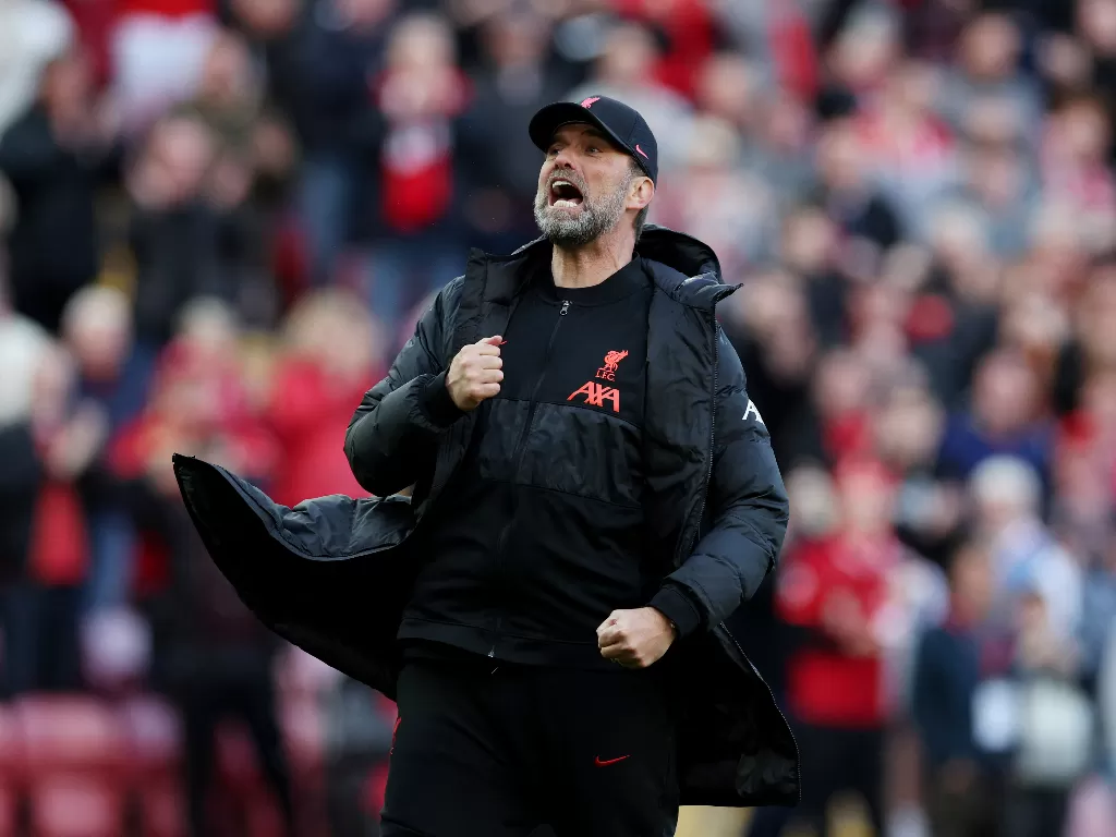 Pelatih Liverpool, Juergen Klopp. (REUTERS/Phil Noble)