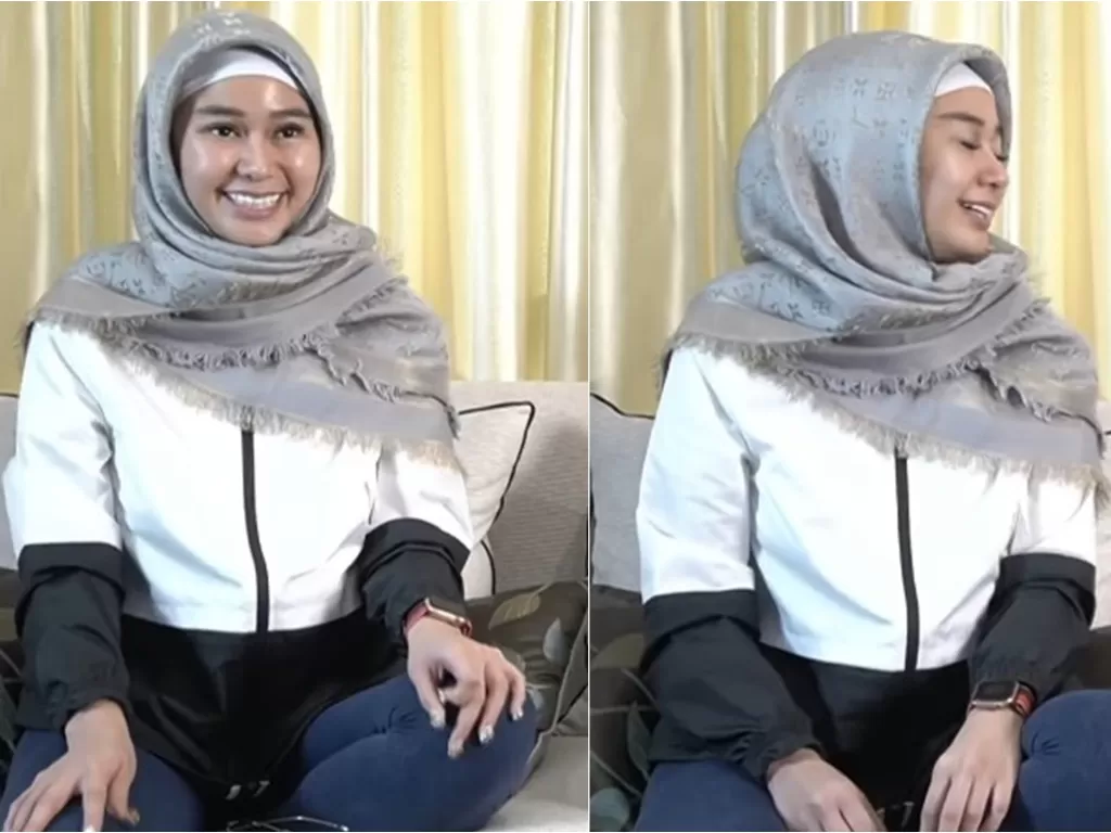 Denise Chariesta pakai hijab (YouTube/ Uya Kuya TV)