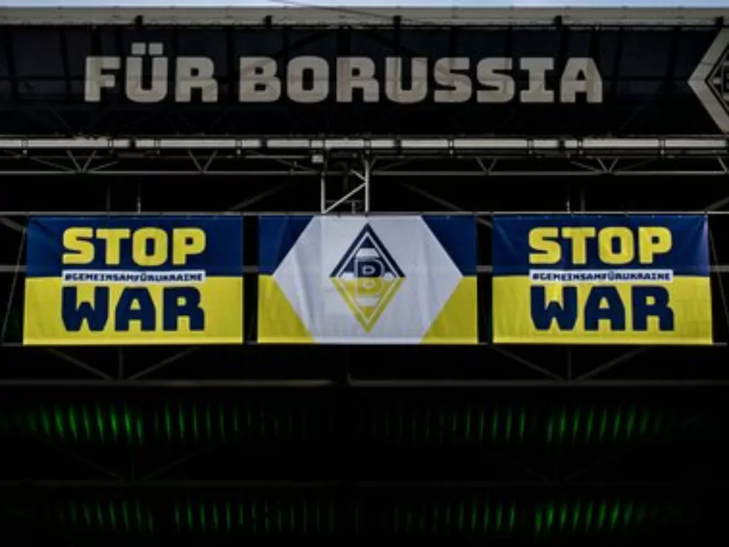 Borussia Monchengladbach akan jamu timnas Ukraina dalam laga amal. (Twitter/@borussia_en)