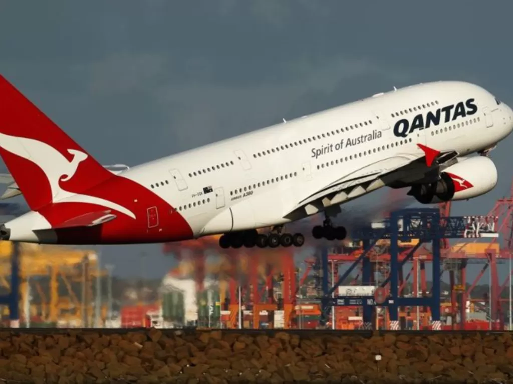 Qantas Airways. (Boomberg)