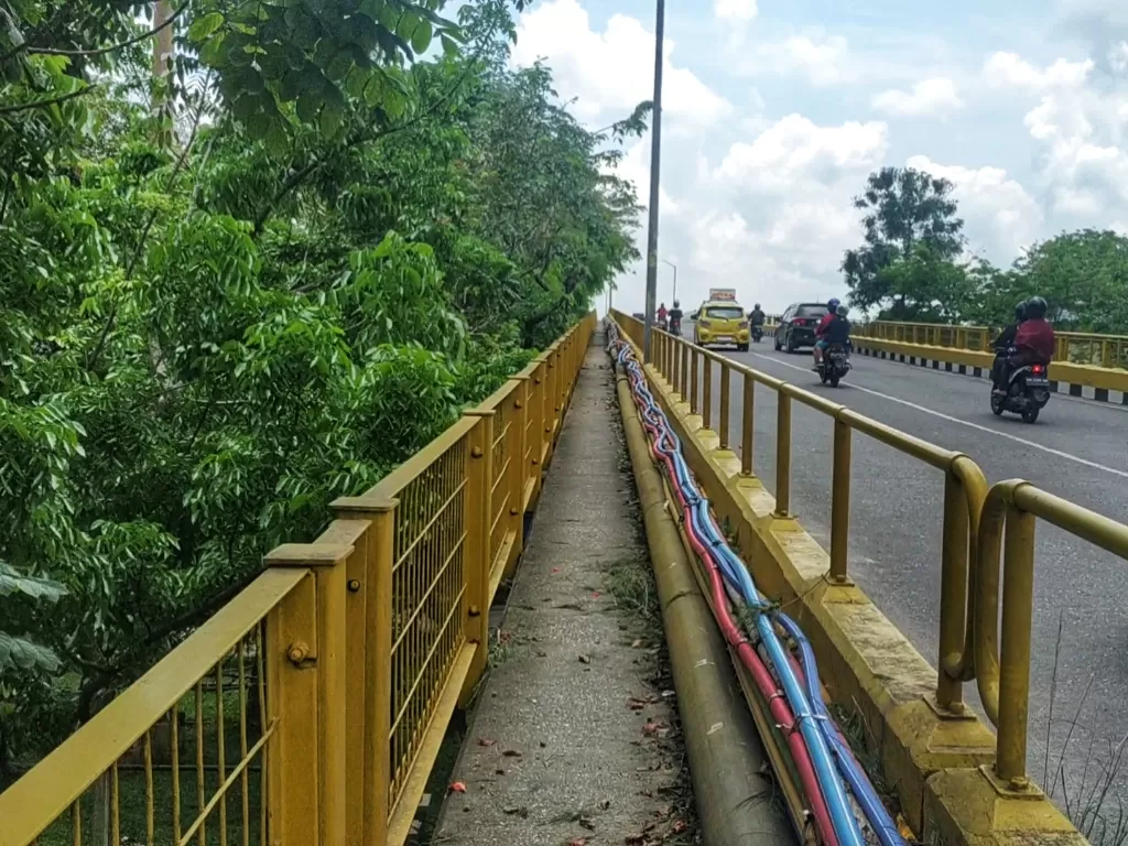 Jembatan Siak I, Pekanbaru, Riau. (Riki Ariyanto/IDZ Creators)