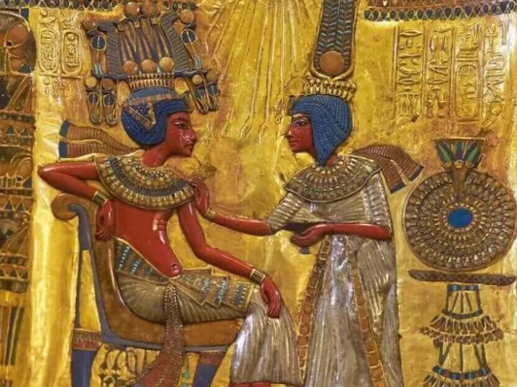 Ilustrasi Raja Tutankhamun saat berkuasa. (Nationalgeographic)