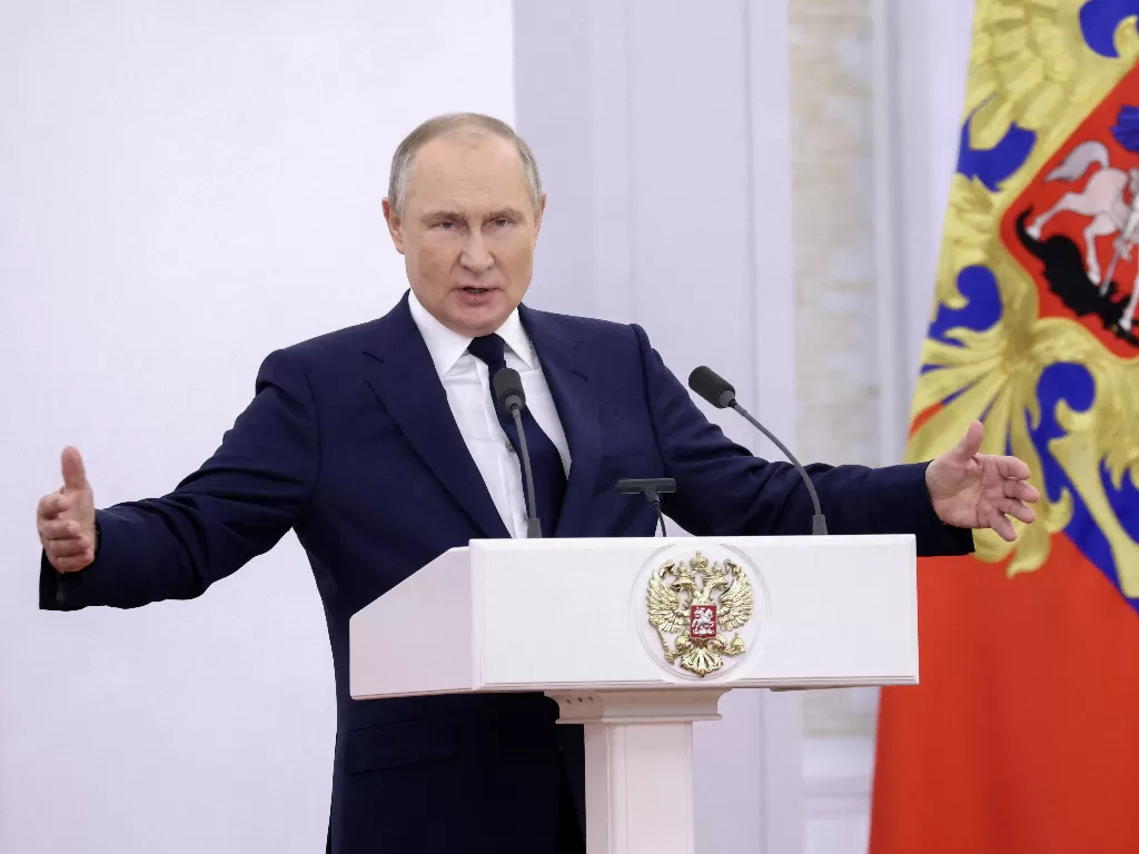 Presiden Rusia Vladimir Putin. (REUTERS/Maxim Shemetov)