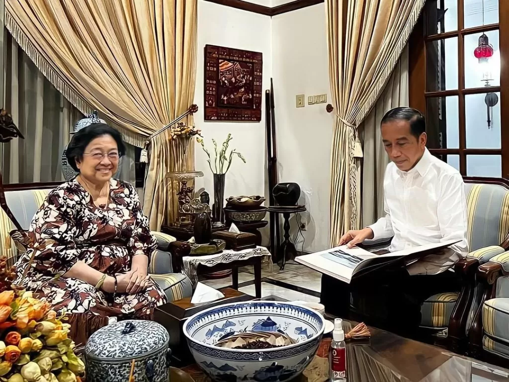 Megawati Soekarnoputri dan Joko Widodo (Jokowi). (Instagram/@puanmaharaniri)