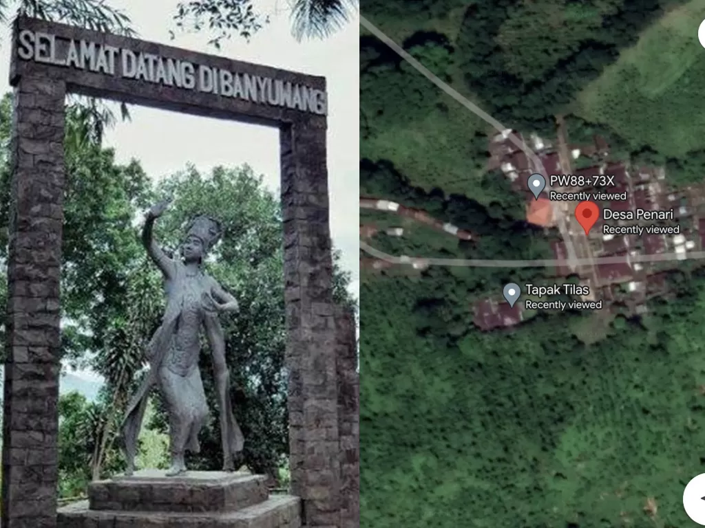 Kawasan yang disebut Desa Penari di Google Maps (Google Maps)