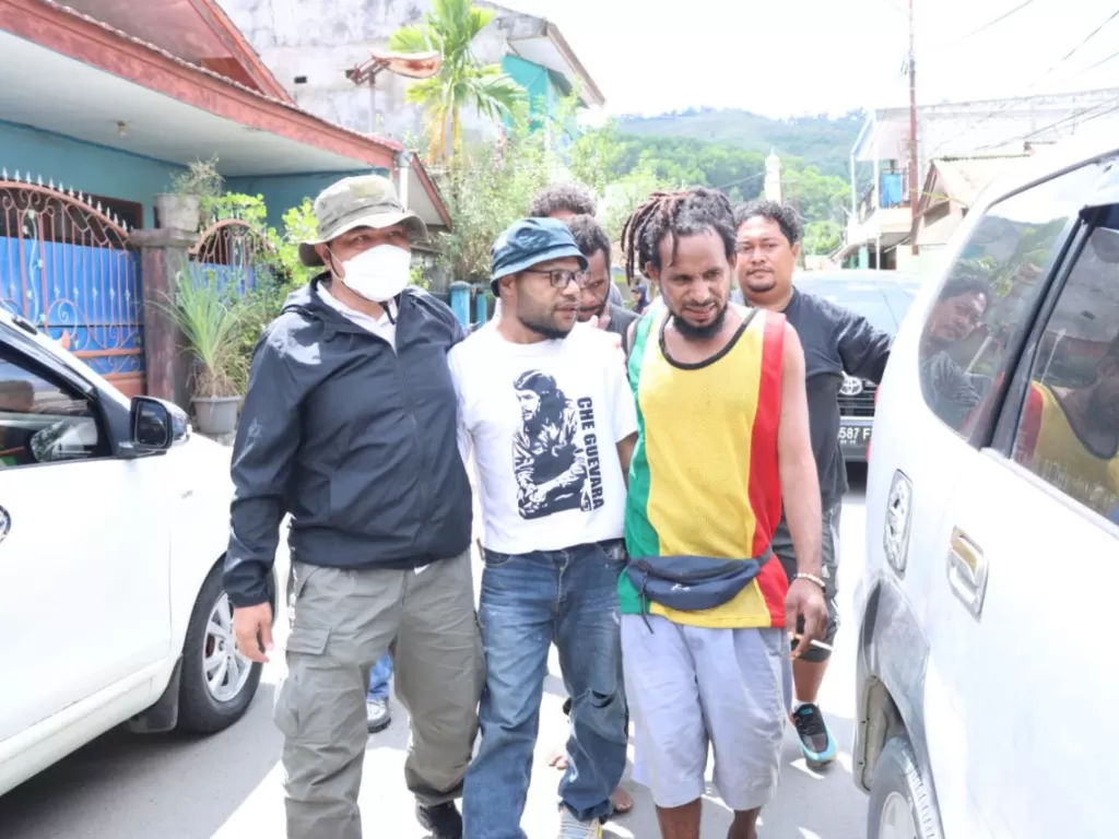 Jubir PRP dan 6 Orang Diciduk Polisi (dok Humas Polda Papua)