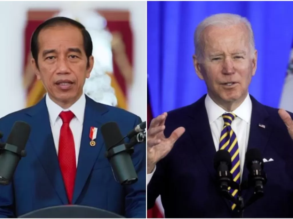 Presiden Jokowi (Dok. Setkab) dan Presiden AS Joe Biden (REUTERS)
