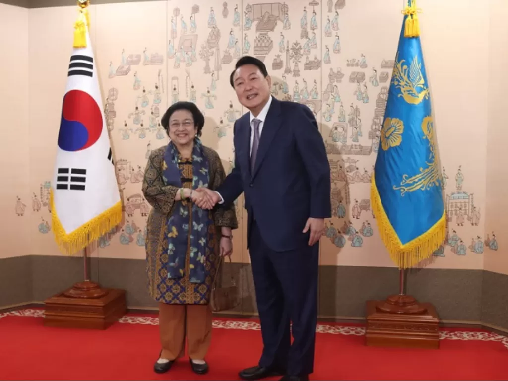 Megawati temui Presiden Korea Selatan Yoon Suk Yeol. (Dokumen PDIP)